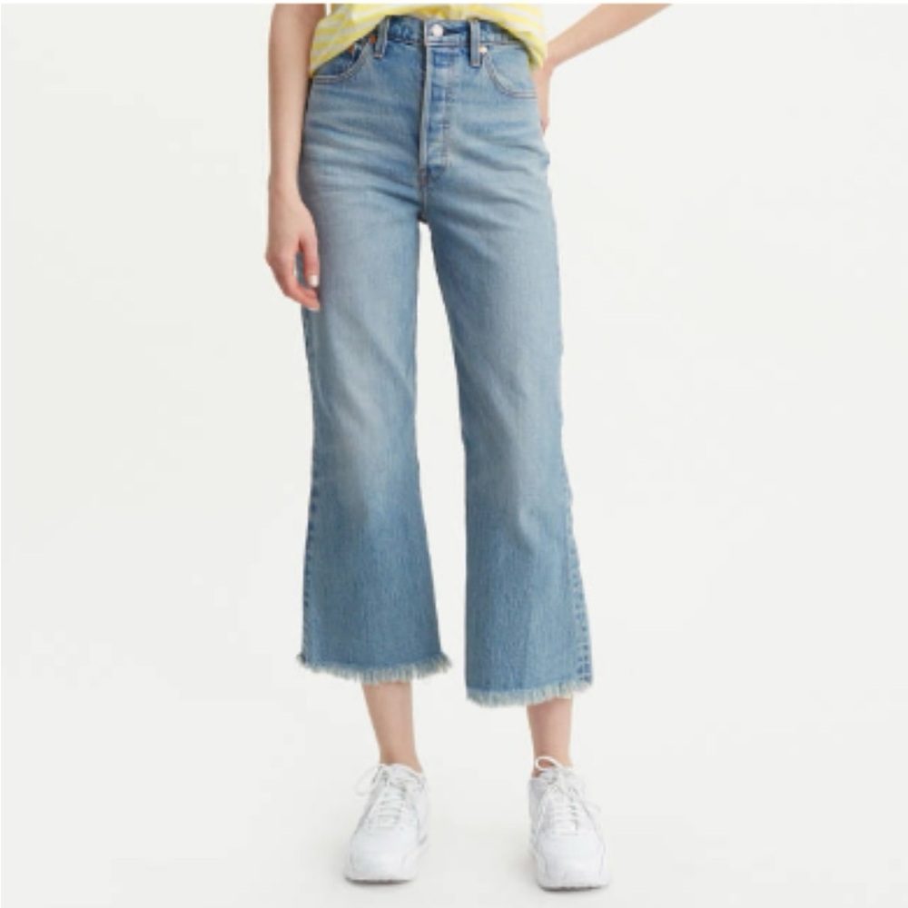 Ribcage Crop Flare Jeans